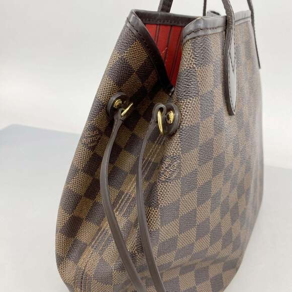 LOUIS VUITTON Authentic Brown Damier Neverfull MM Tote Bag - Picture 8 of 13